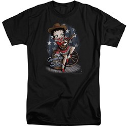 Betty Boop - Mens Country Star Tall T-Shirt