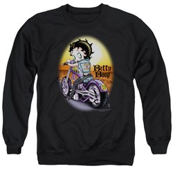 Betty Boop - Mens Wild Biker Sweater