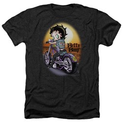 Betty Boop - Mens Wild Biker Heather T-Shirt