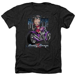 Betty Boop - Mens City Chopper Heather T-Shirt