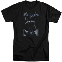 Batman Arkham Origins - Mens Perched Cat Tall T-Shirt