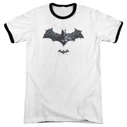 Batman Arkham Origins - Mens Bat Of Enemies Ringer T-Shirt