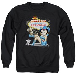 Betty Boop - Mens Welcome Las Vegas Sweater