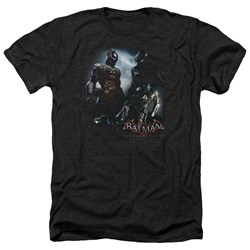 Batman Arkham Knight - Mens Face Off Heather T-Shirt