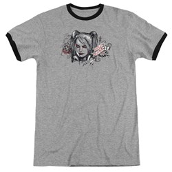 Batman Arkham Knight - Mens Hq Sketch Ringer T-Shirt