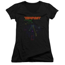 Atari - Juniors Tempest Screen V-Neck T-Shirt
