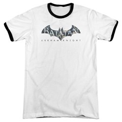 Batman Arkham Knight - Mens Descending Logo Ringer T-Shirt