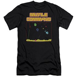 Atari - Mens Missle Screen Premium Slim Fit T-Shirt