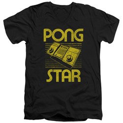 Atari - Mens Star V-Neck T-Shirt