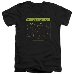 Atari - Mens Centipede Screen V-Neck T-Shirt