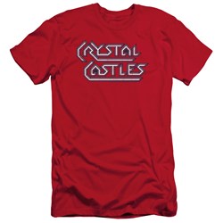 Atari - Mens Crystal Castles Logo Premium Slim Fit T-Shirt