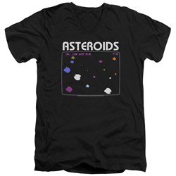 Atari - Mens Asteroids Screen V-Neck T-Shirt