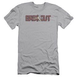 Atari - Mens Breakout Distressed Premium Slim Fit T-Shirt