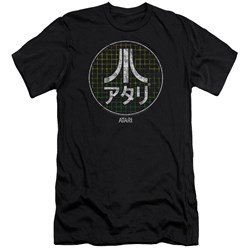 Atari - Mens Japanese Grid Premium Slim Fit T-Shirt