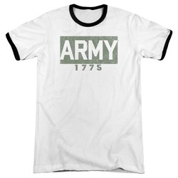 Army - Mens Block Ringer T-Shirt