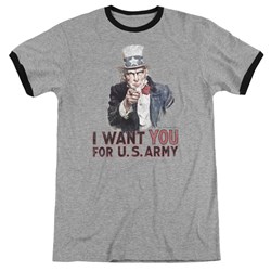 Army - Mens I Want You Ringer T-Shirt
