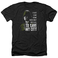 Arrow - Mens Save My City Heather T-Shirt