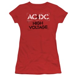 AC/DC - Juniors High Voltage Stencil T-Shirt