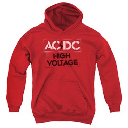 AC/DC - Youth High Voltage Stencil Pullover Hoodie