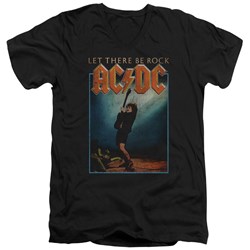AC/DC - Mens Let There Be Rock V-Neck T-Shirt