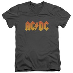 AC/DC - Mens Logo V-Neck T-Shirt