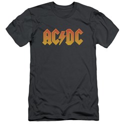 AC/DC - Mens Logo Premium Slim Fit T-Shirt