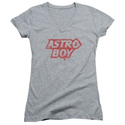 Astro Boy - Juniors Logo V-Neck T-Shirt