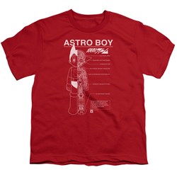 Astro Boy - Big Boys Schematics T-Shirt