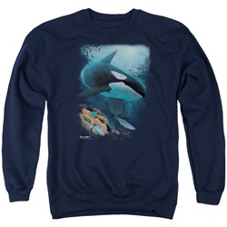 Wildlife - Mens Salmon Hunter Orca Sweater