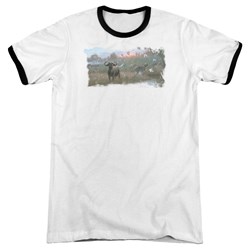 Wildlife - Mens Cape Buffalo Ringer T-Shirt