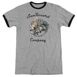 Sun - Mens Rockin Rooster Logo Ringer T-Shirt
