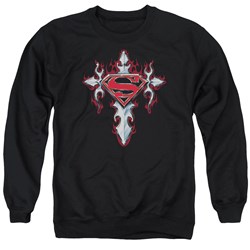 Superman - Mens Gothic Steel Logo Sweater