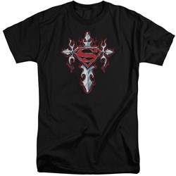 Superman - Mens Gothic Steel Logo Tall T-Shirt