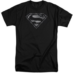 Superman - Mens Barbed Wire Tall T-Shirt