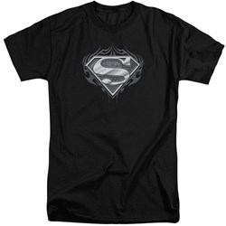 Superman - Mens Biker Metal Tall T-Shirt