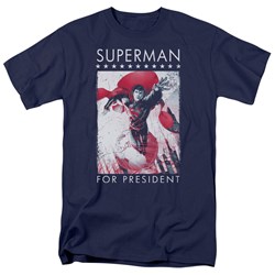 Superman - Mens Superman For President T-Shirt