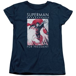 Superman - Womens Superman For President T-Shirt