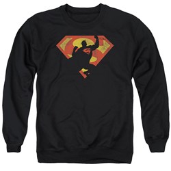 Superman - Mens S Shield Knockout Sweater