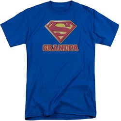 Superman - Mens Super Grandpa Tall T-Shirt