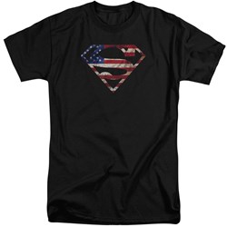 Superman - Mens Super Patriot Tall T-Shirt