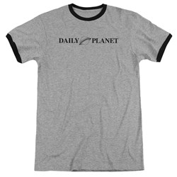 Superman - Mens Daily Planet Logo Ringer T-Shirt