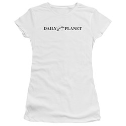 Superman - Juniors Daily Planet Logo T-Shirt