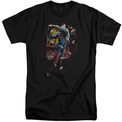 Superman - Mens Flying Determination Tall T-Shirt