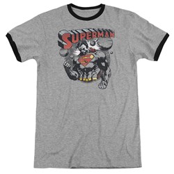 Superman - Mens Super Ko Ringer T-Shirt
