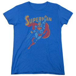 Superman - Womens Life Like Action T-Shirt