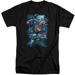 Superman - Mens Stormy Flight Tall T-Shirt