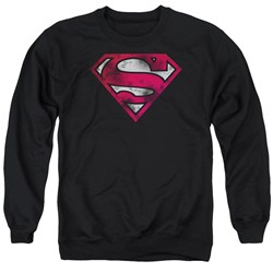 Superman - Mens War Torn Shield Sweater