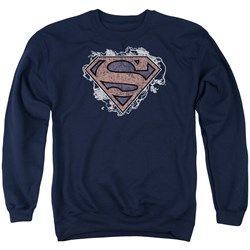 Superman - Mens Storm Cloud Supes Sweater