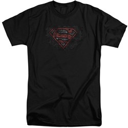 Superman - Mens Brick S Tall T-Shirt