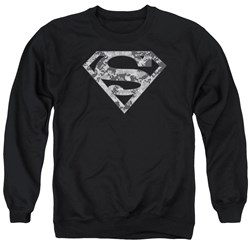 Superman - Mens Urban Camo Shield Sweater